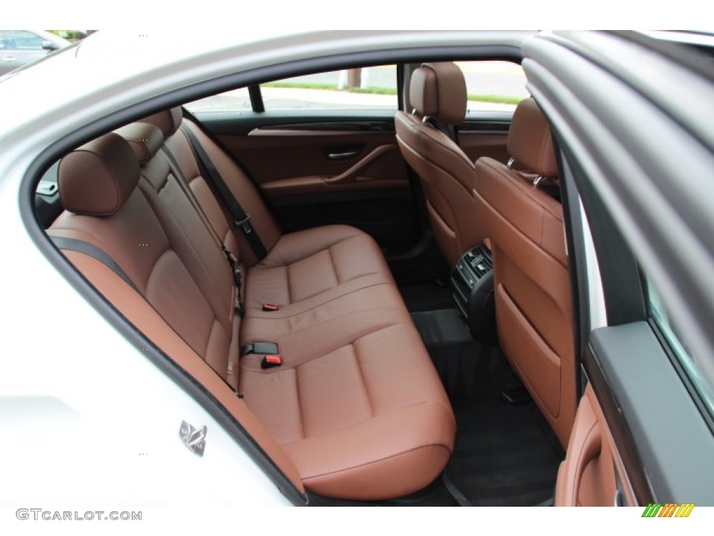 Cinnamon Brown Interior 2013 BMW 5 Series 528i xDrive Sedan Photo #81320999