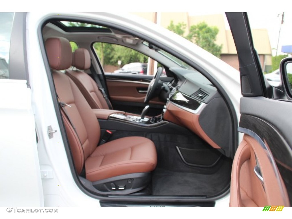 Cinnamon Brown Interior 2013 BMW 5 Series 528i xDrive Sedan Photo #81321053