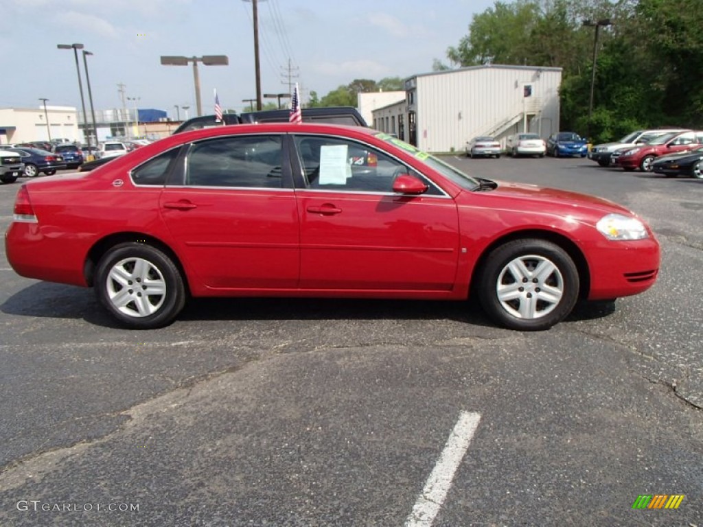 2007 Impala LS - Precision Red / Ebony Black photo #7