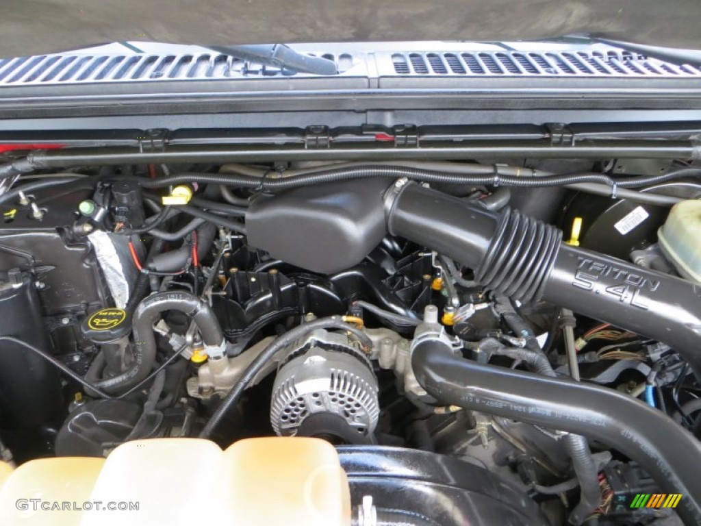 2001 Ford F250 Super Duty XLT Super Crew 5.4 Liter SOHC 16-Valve Triton V8 Engine Photo #81321179