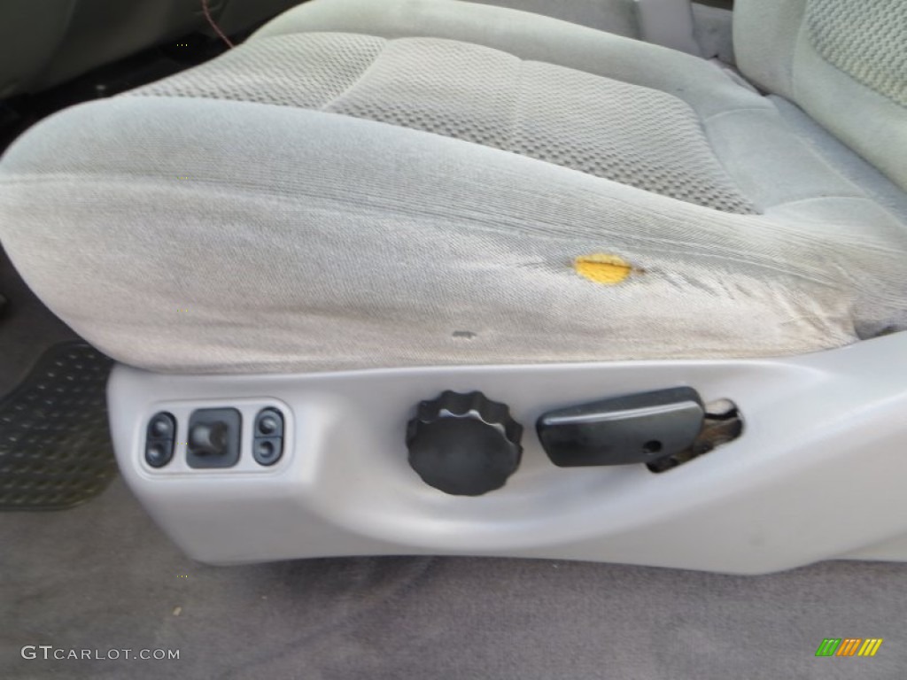 Medium Graphite Interior 2001 Ford F250 Super Duty XLT Super Crew Photo #81321437