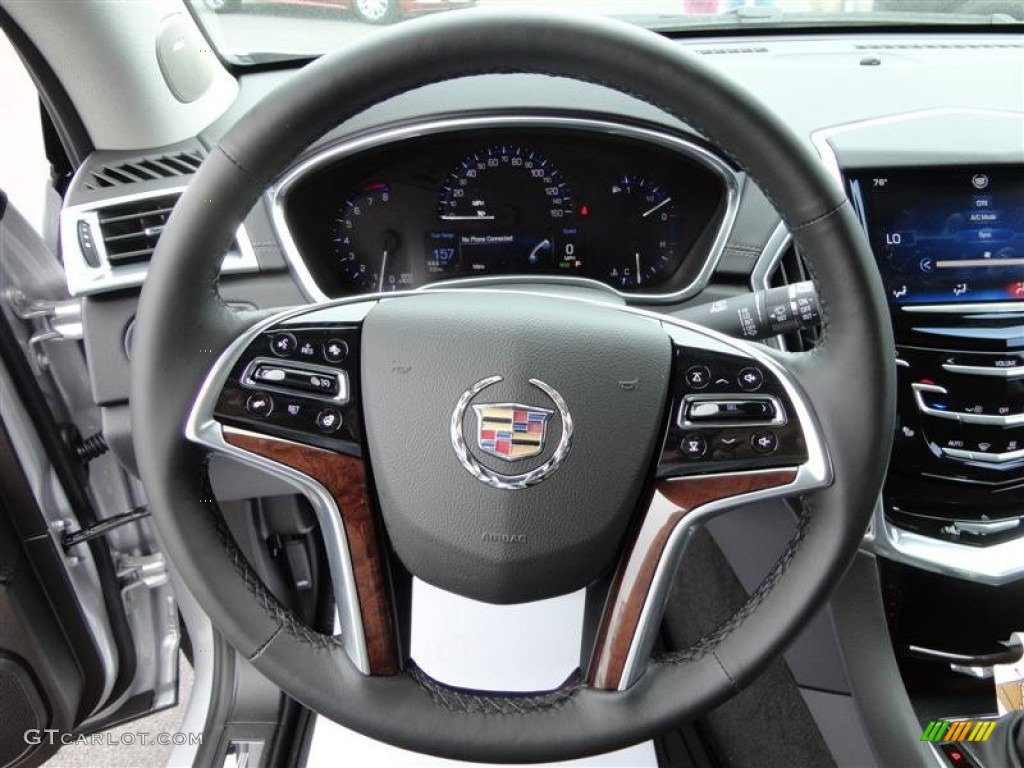 2013 Cadillac SRX Performance FWD Ebony/Ebony Steering Wheel Photo #81321617