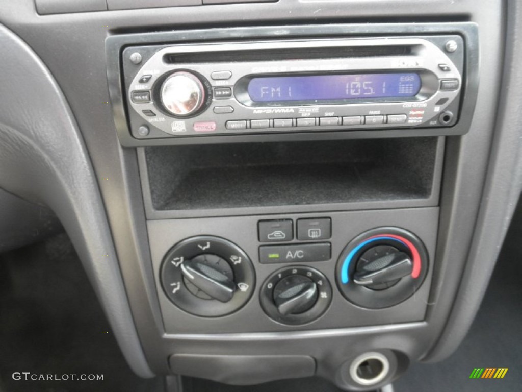 2003 Elantra GLS Sedan - Midnight Gray / Gray photo #7