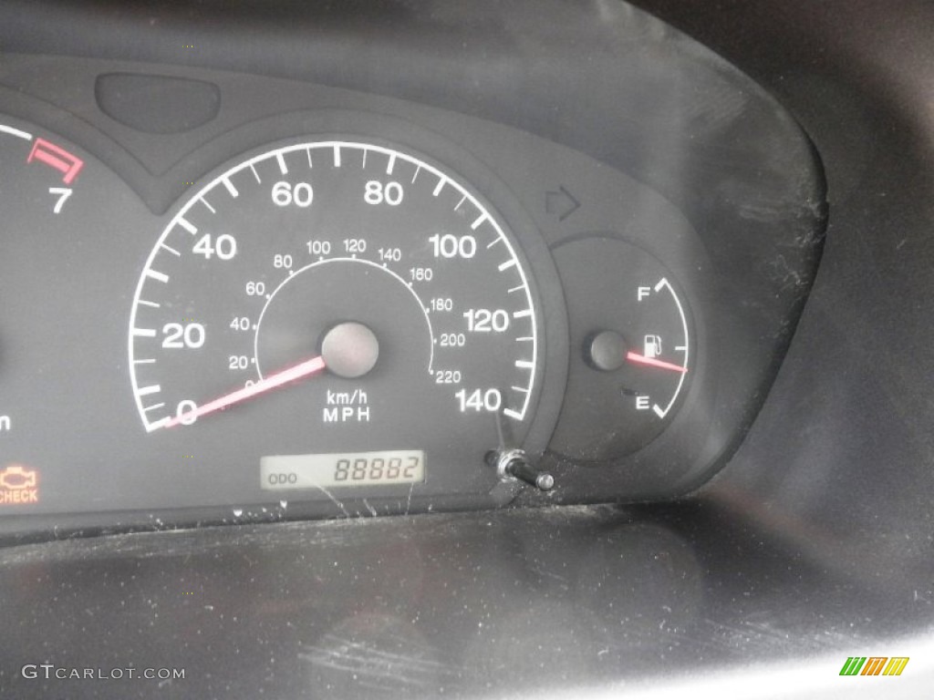 2003 Elantra GLS Sedan - Midnight Gray / Gray photo #11