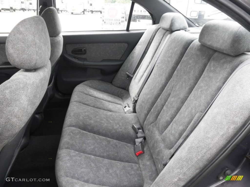 2003 Elantra GLS Sedan - Midnight Gray / Gray photo #14