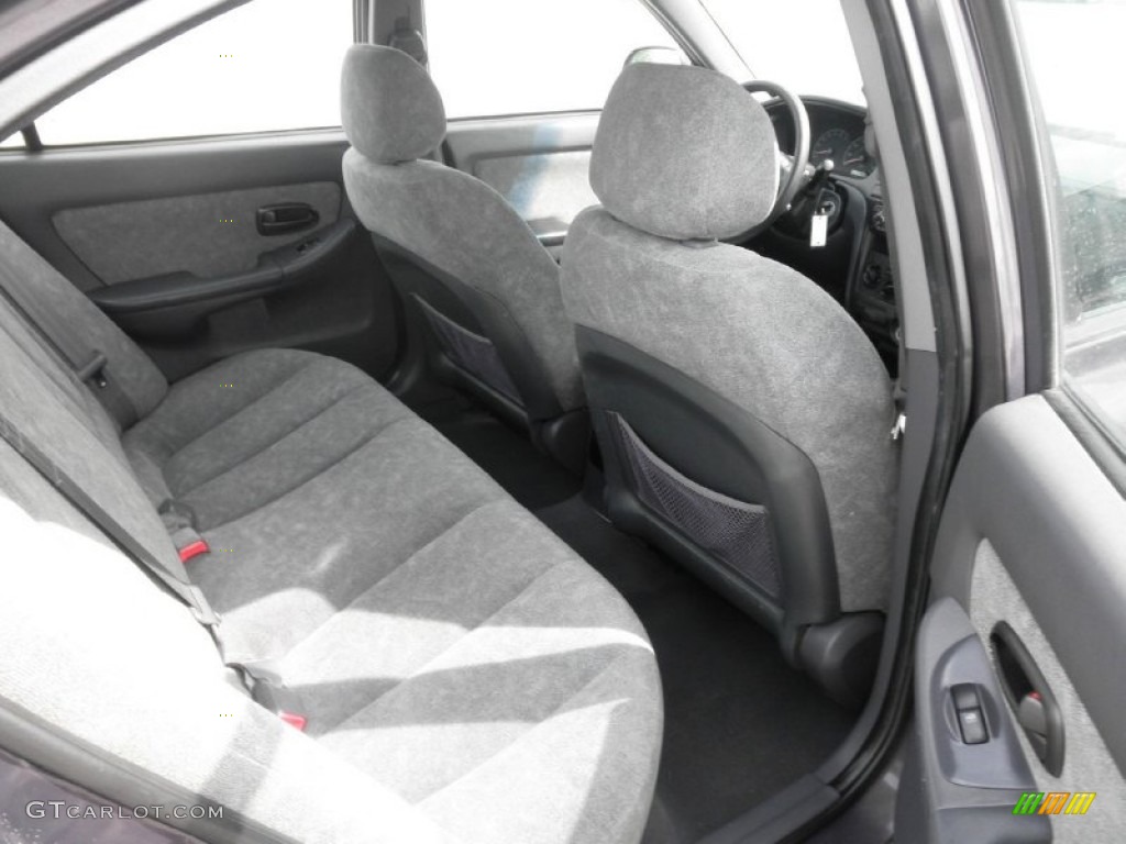 2003 Elantra GLS Sedan - Midnight Gray / Gray photo #17