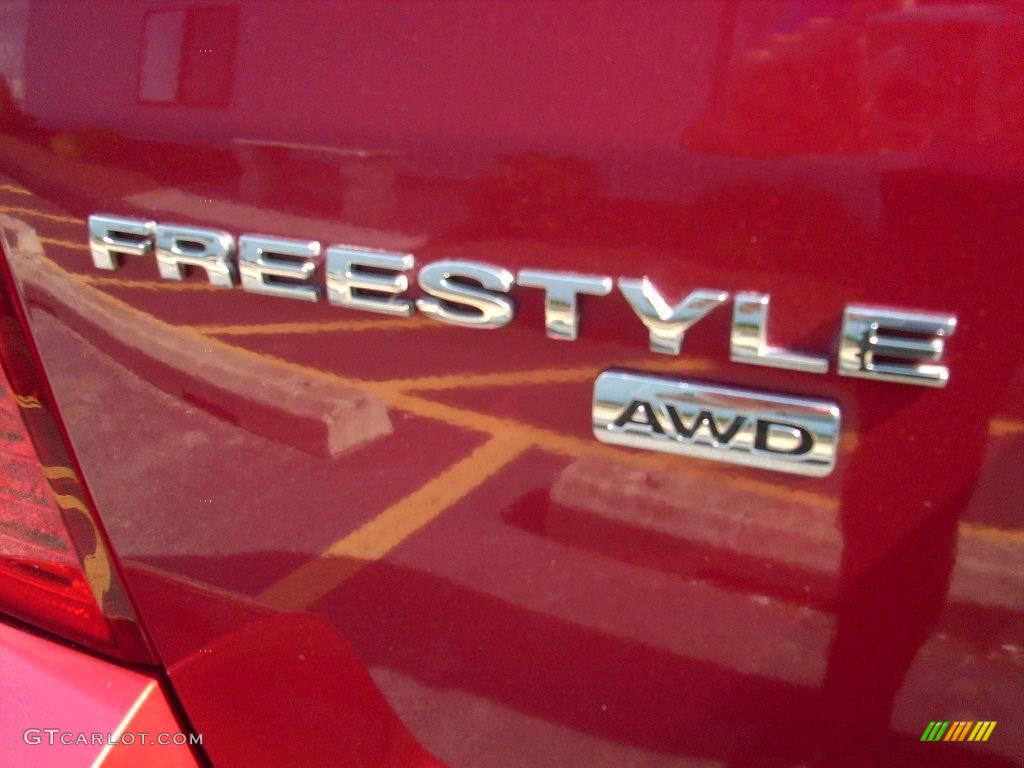 2006 Freestyle SEL AWD - Redfire Metallic / Shale Grey photo #14