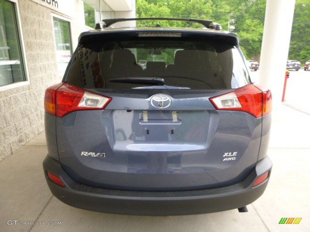 2013 RAV4 XLE AWD - Shoreline Blue Pearl / Black photo #3