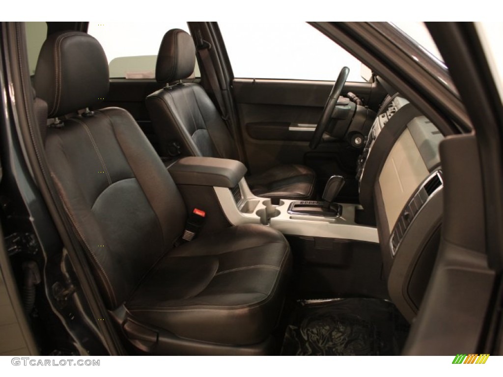 Black Interior 2008 Mercury Mariner V6 Premier 4WD Photo #81324435