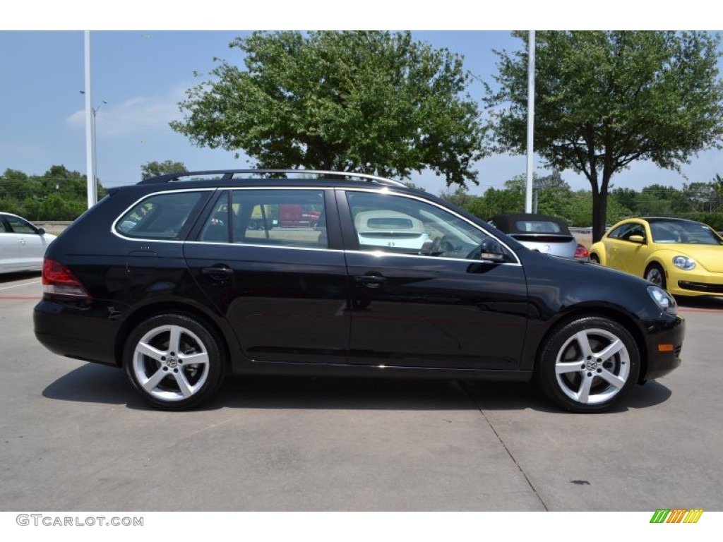 Black 2010 Volkswagen Jetta TDI SportWagen Exterior Photo #81324539