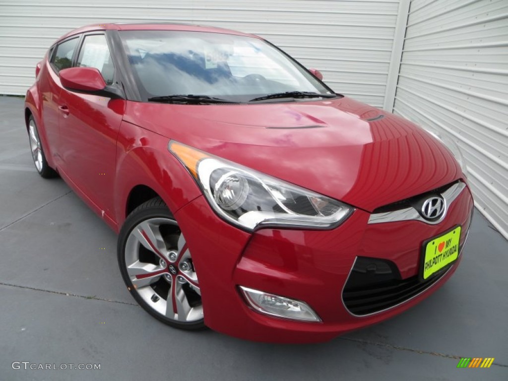 Boston Red Hyundai Veloster