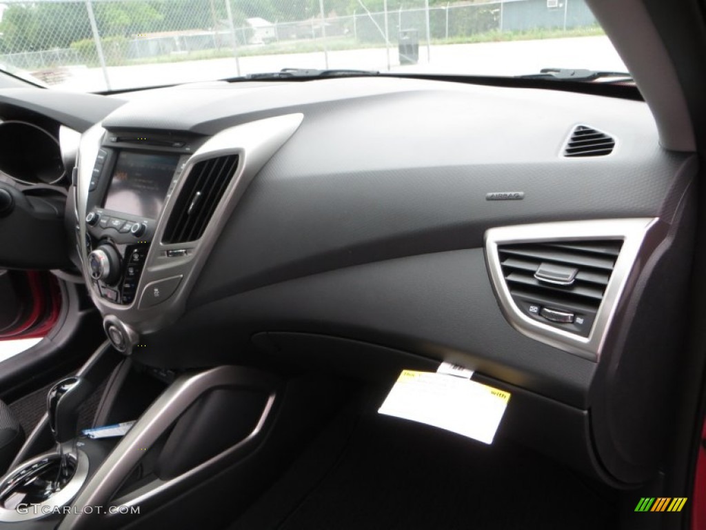 2013 Veloster  - Boston Red / Black photo #18