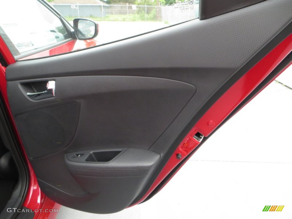 2013 Veloster  - Boston Red / Black photo #19