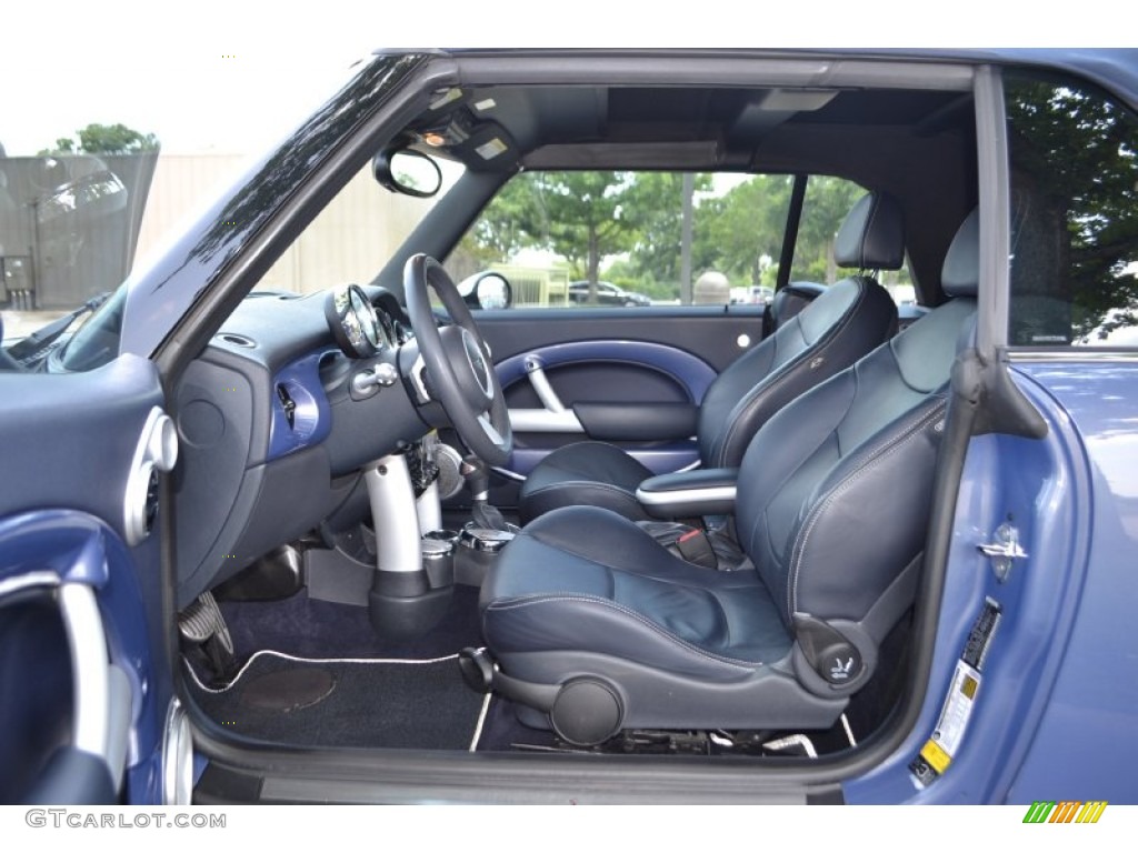 Carbon Black/Black Interior 2007 Mini Cooper S Convertible Photo #81325133