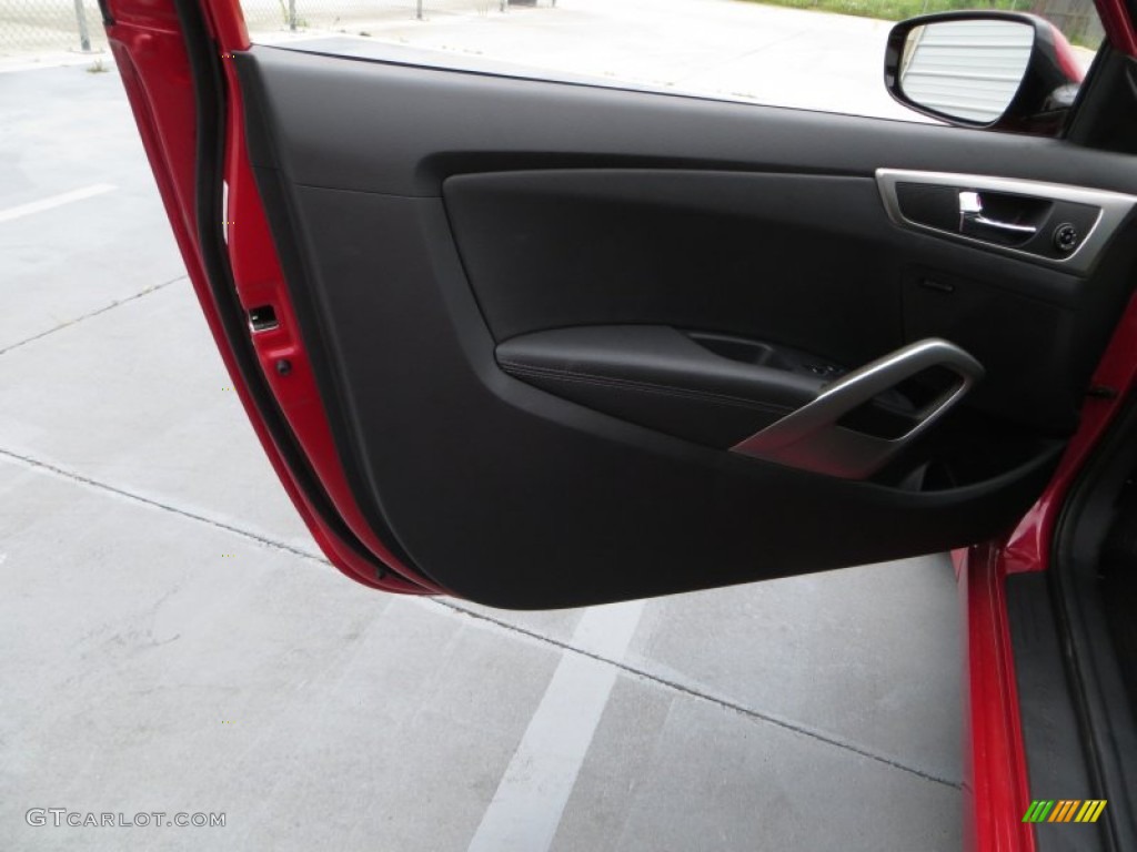 2013 Veloster  - Boston Red / Black photo #21