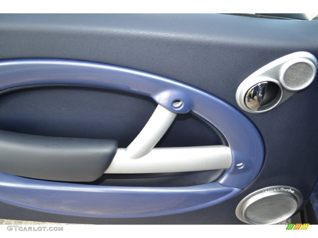 2007 Cooper S Convertible - Cool Blue Metallic / Carbon Black/Black photo #13