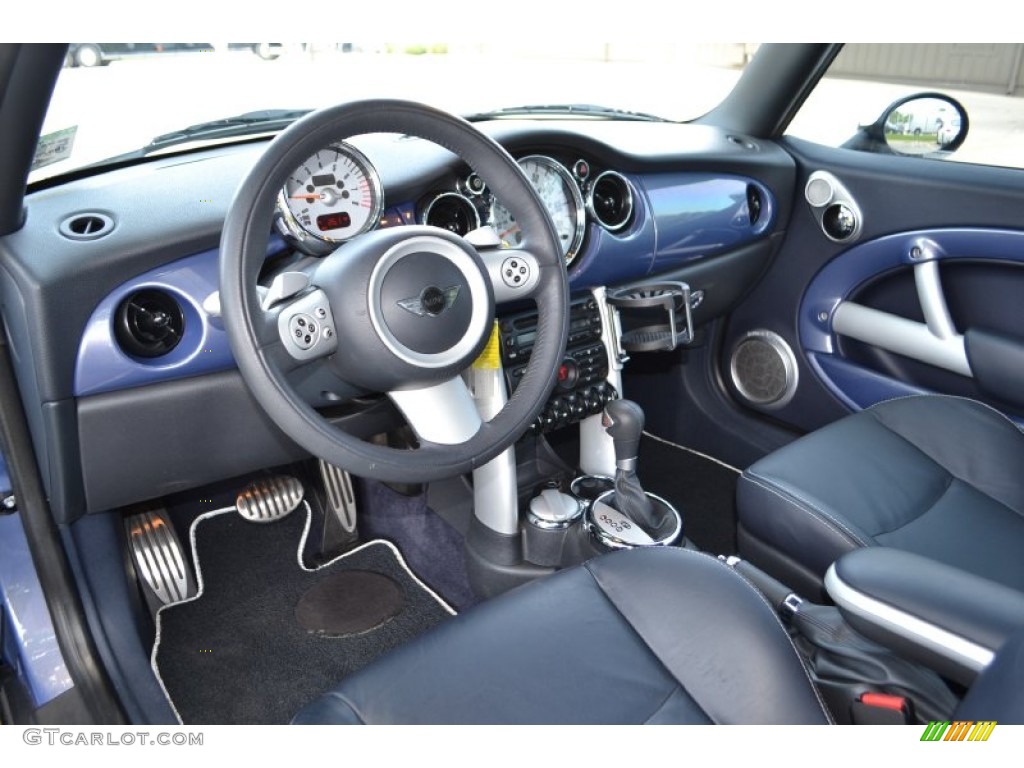 Carbon Black/Black Interior 2007 Mini Cooper S Convertible Photo #81325244