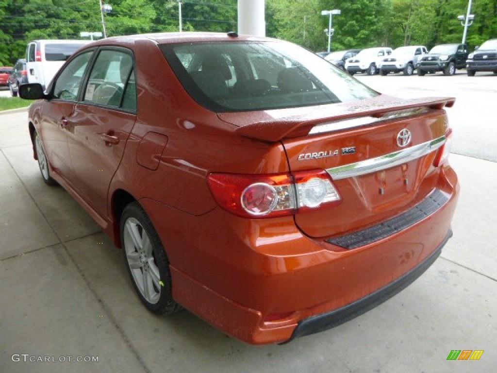 2013 Corolla S Special Edition - Hot Lava / Dark Charcoal photo #4