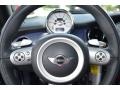 2007 Mini Cooper Carbon Black/Black Interior Steering Wheel Photo