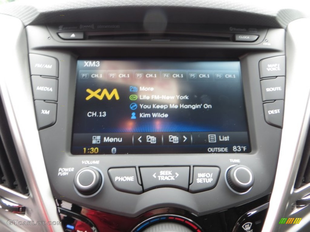 2013 Veloster  - Boston Red / Black photo #28