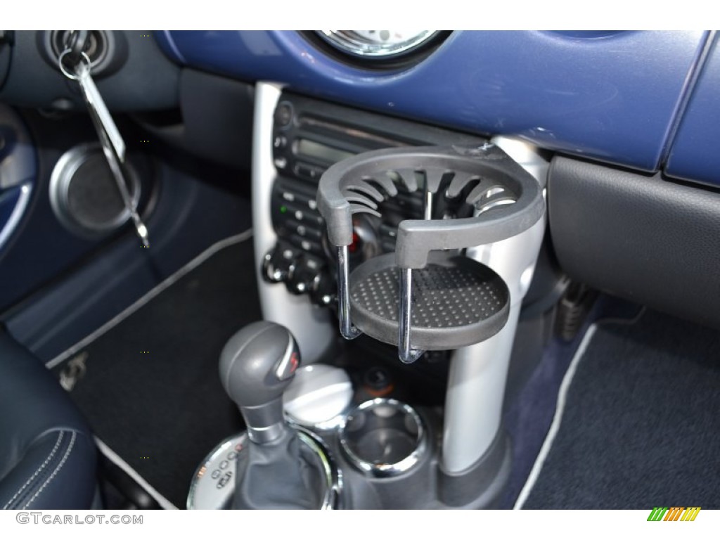 2007 Cooper S Convertible - Cool Blue Metallic / Carbon Black/Black photo #19