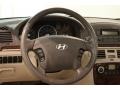 Beige 2006 Hyundai Sonata GLS V6 Steering Wheel