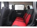 2008 Dodge Nitro Dark Slate Gray/Red Interior Rear Seat Photo