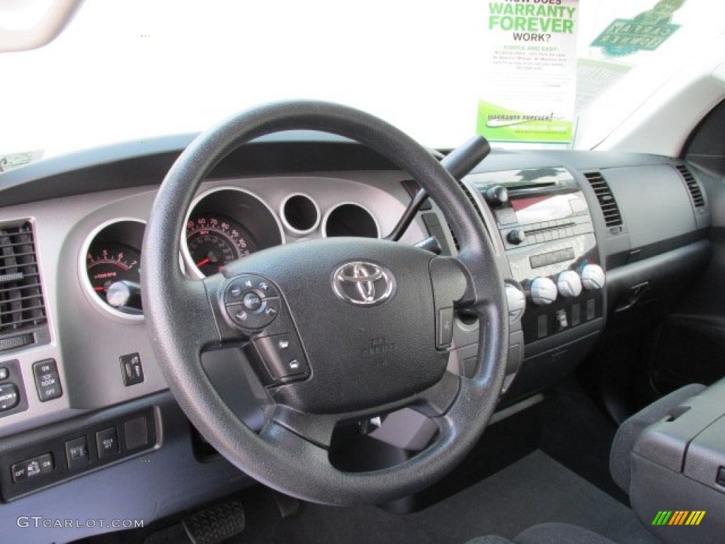 2010 Toyota Tundra TRD Regular Cab 4x4 Black Dashboard Photo #81327841