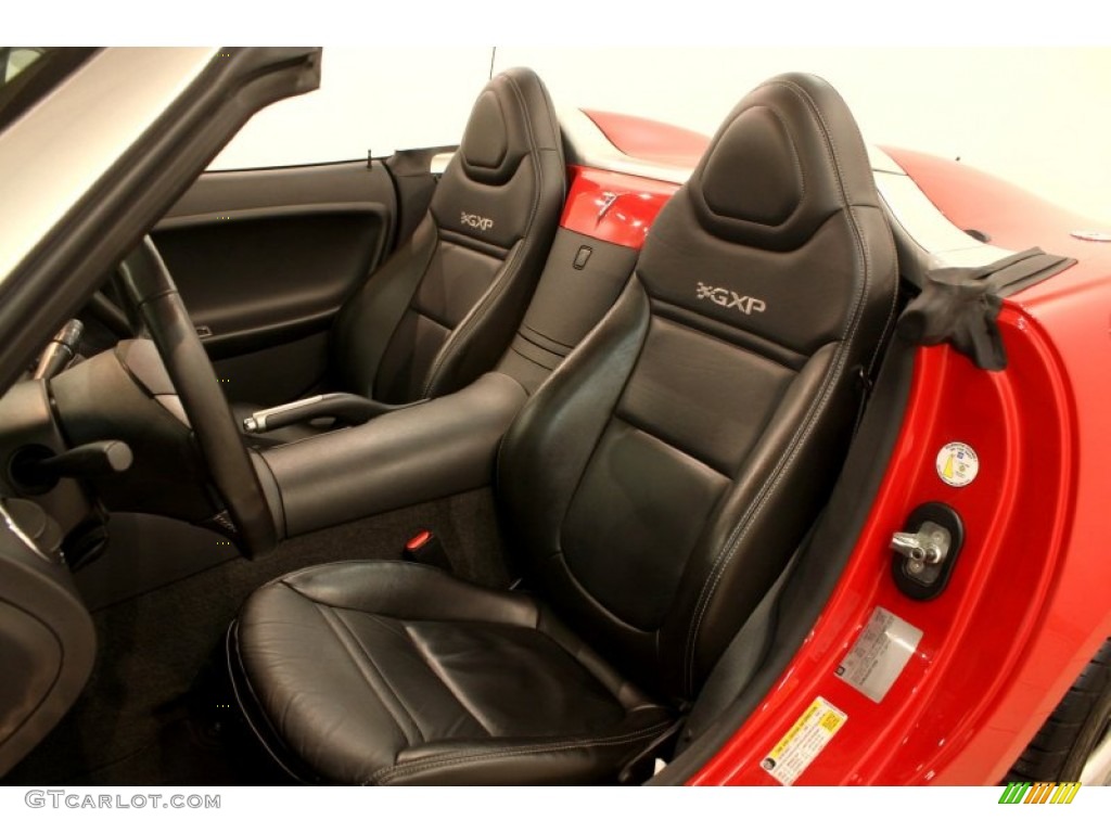 Ebony Interior 2008 Pontiac Solstice GXP Roadster Photo #81328064