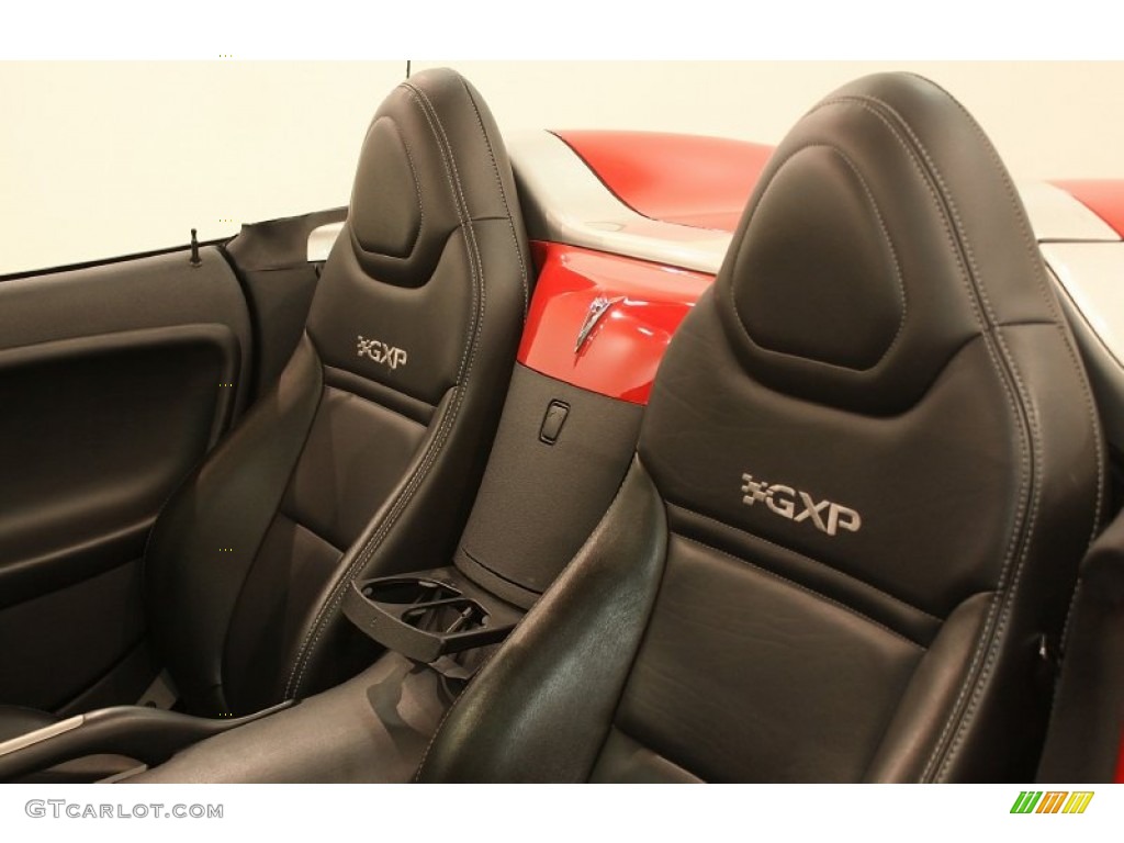 Ebony Interior 2008 Pontiac Solstice GXP Roadster Photo #81328104