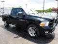 2012 Black Dodge Ram 1500 Express Quad Cab 4x4  photo #2