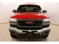 2007 Fire Red GMC Sierra 2500HD Classic SLE Extended Cab 4x4  photo #2