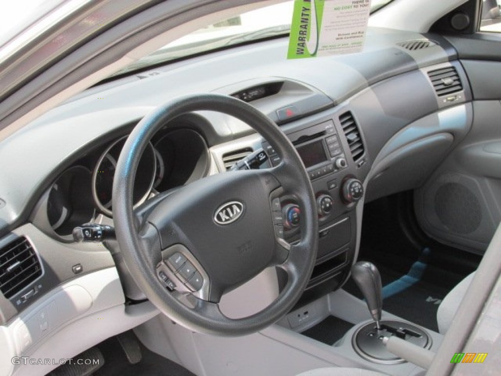 2009 Kia Optima LX Gray Dashboard Photo #81329686
