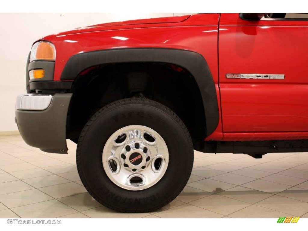 2007 Sierra 2500HD Classic SLE Extended Cab 4x4 - Fire Red / Dark Charcoal photo #14