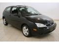 2007 Pitch Black Ford Focus ZX3 SE Coupe  photo #1