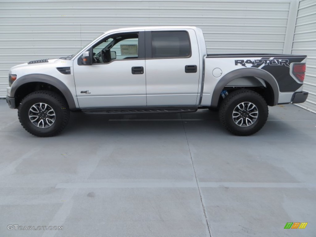 Ingot Silver Metallic 2013 Ford F150 SVT Raptor SuperCrew 4x4 Exterior Photo #81330616