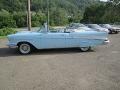 1957 Larkspur Blue Chevrolet Bel Air Convertible  photo #2