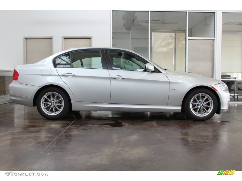 2010 3 Series 328i Sedan - Titanium Silver Metallic / Black photo #7