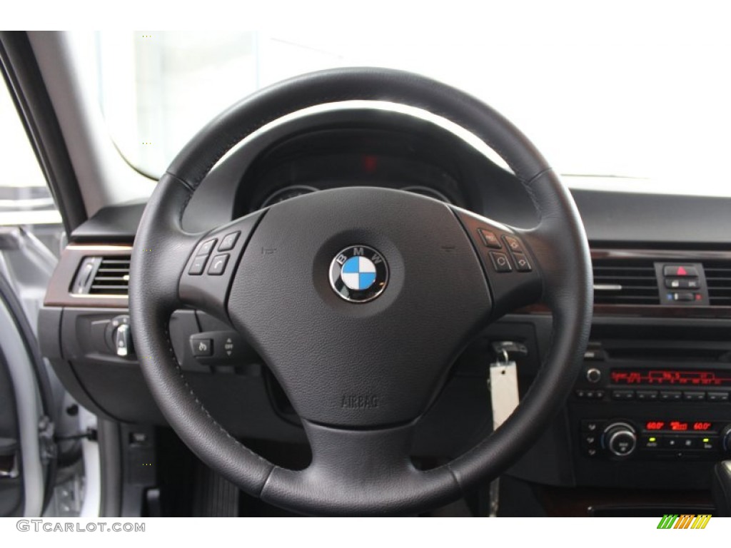 2010 3 Series 328i Sedan - Titanium Silver Metallic / Black photo #15