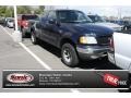 2002 True Blue Metallic Ford F150 XLT SuperCab 4x4  photo #1