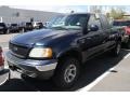 2002 True Blue Metallic Ford F150 XLT SuperCab 4x4  photo #4
