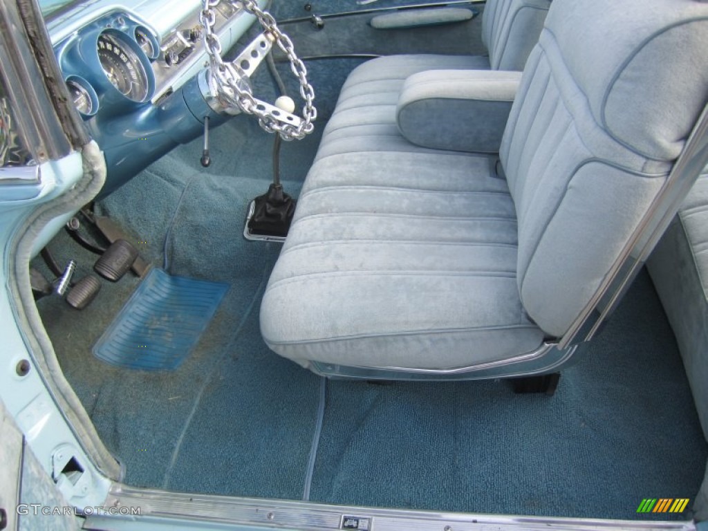 Blue Interior 1957 Chevrolet Bel Air Convertible Photo