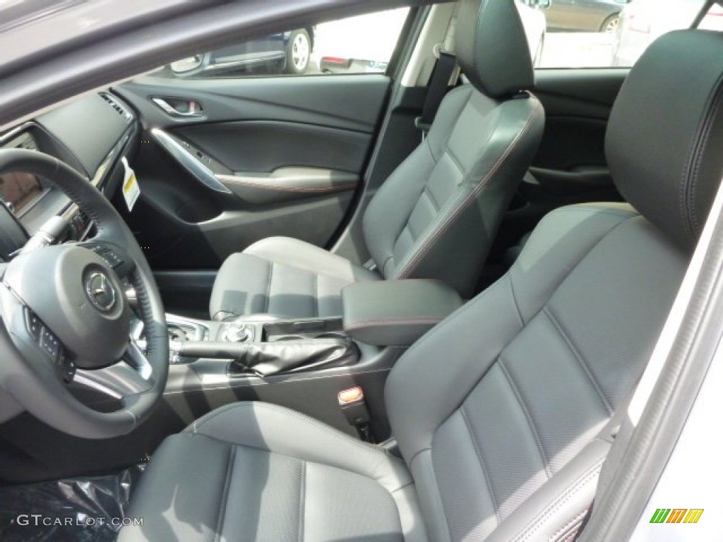 Black Interior 2014 Mazda MAZDA6 Grand Touring Photo #81331951