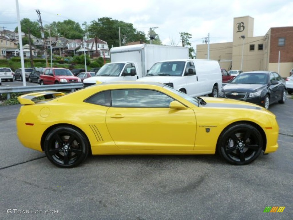 Rally Yellow 2012 Chevrolet Camaro SS Coupe Transformers Special Edition Exterior Photo #81331968