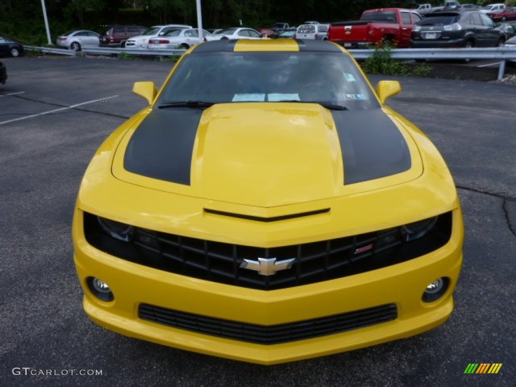 Rally Yellow 2012 Chevrolet Camaro SS Coupe Transformers Special Edition Exterior Photo #81332057