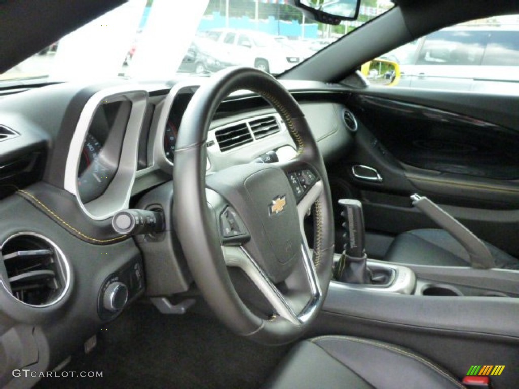 2012 Chevrolet Camaro SS Coupe Transformers Special Edition Black Steering Wheel Photo #81332130