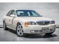 2000 Ivory Parchment Tricoat Lincoln LS V8  photo #12