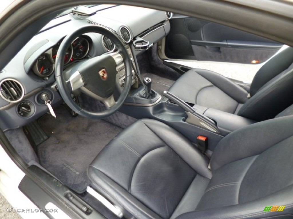 Sea Blue Interior 2007 Porsche Cayman Standard Cayman Model Photo #81332641