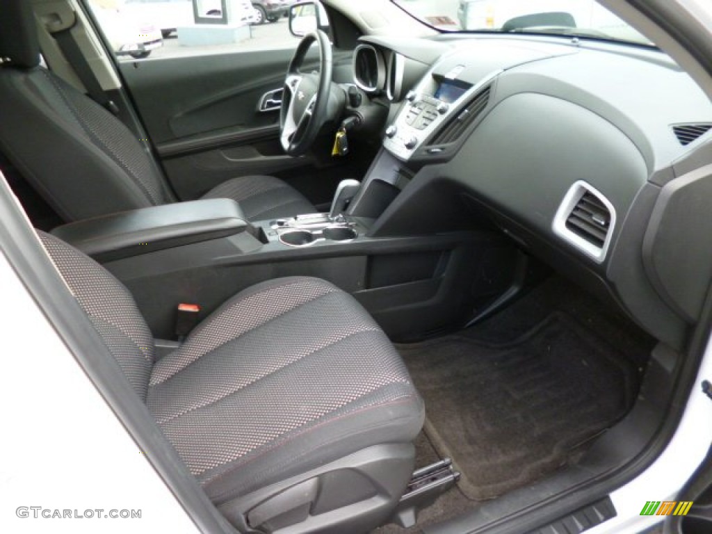 Jet Black Interior 2011 Chevrolet Equinox LT AWD Photo #81333242