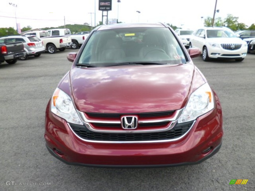 2011 CR-V EX-L 4WD - Tango Red Pearl / Gray photo #2